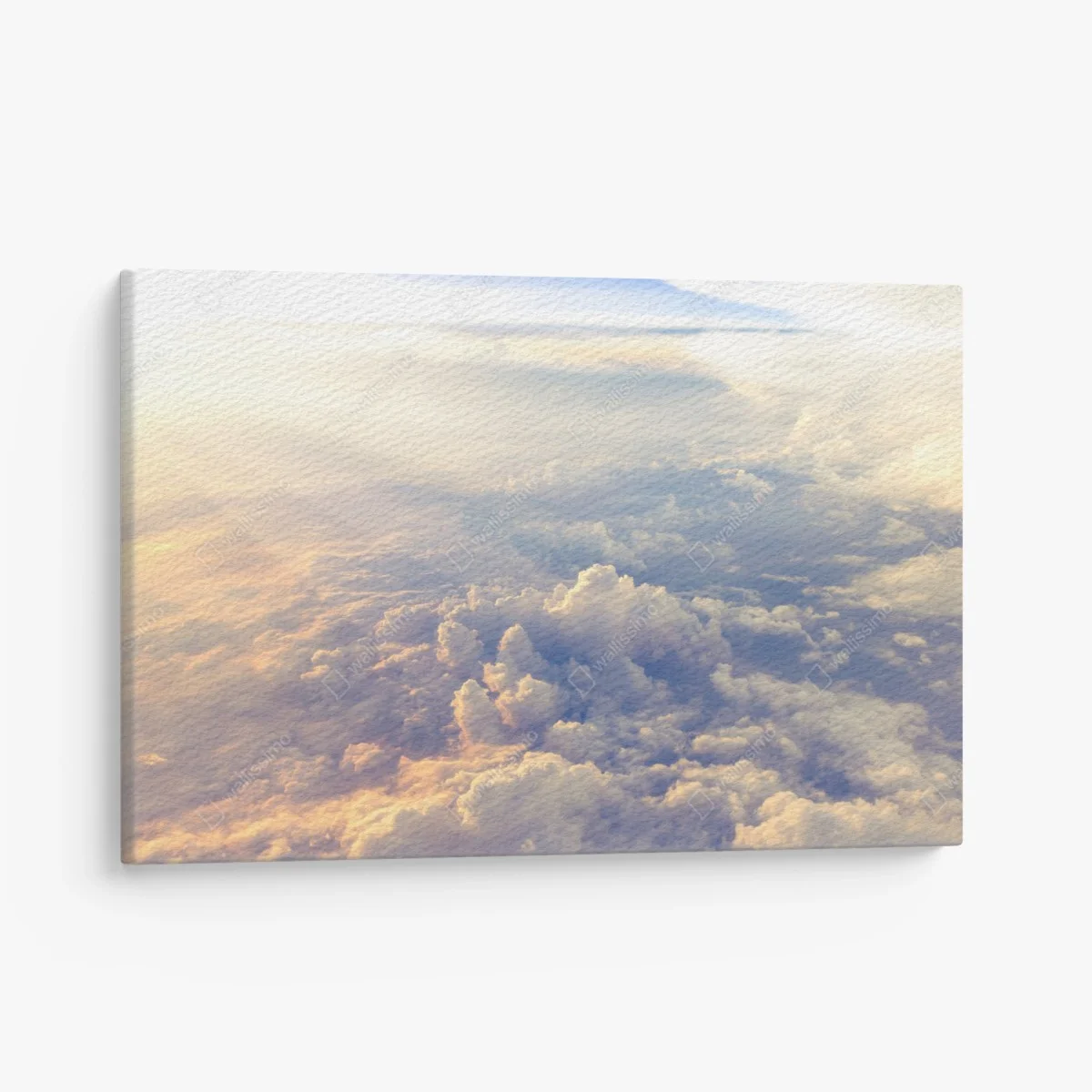 Leinwandbild sonnenbeschienene wolken über dem horizont – Wallnifity® Leinwandbild sonnenbeschienene wolken über dem horizont – Wallnifity®