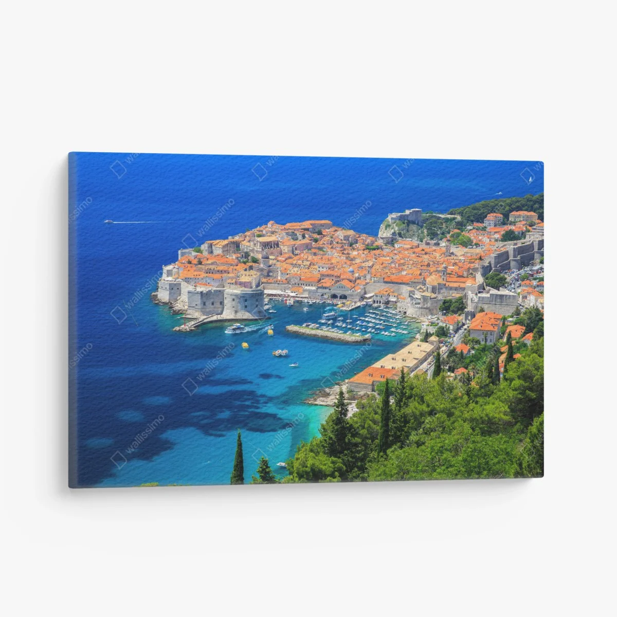 Leinwandbild Dubrovnik altstadt aus der luft – Wallnifity® Leinwandbild Dubrovnik altstadt aus der luft – Wallnifity®