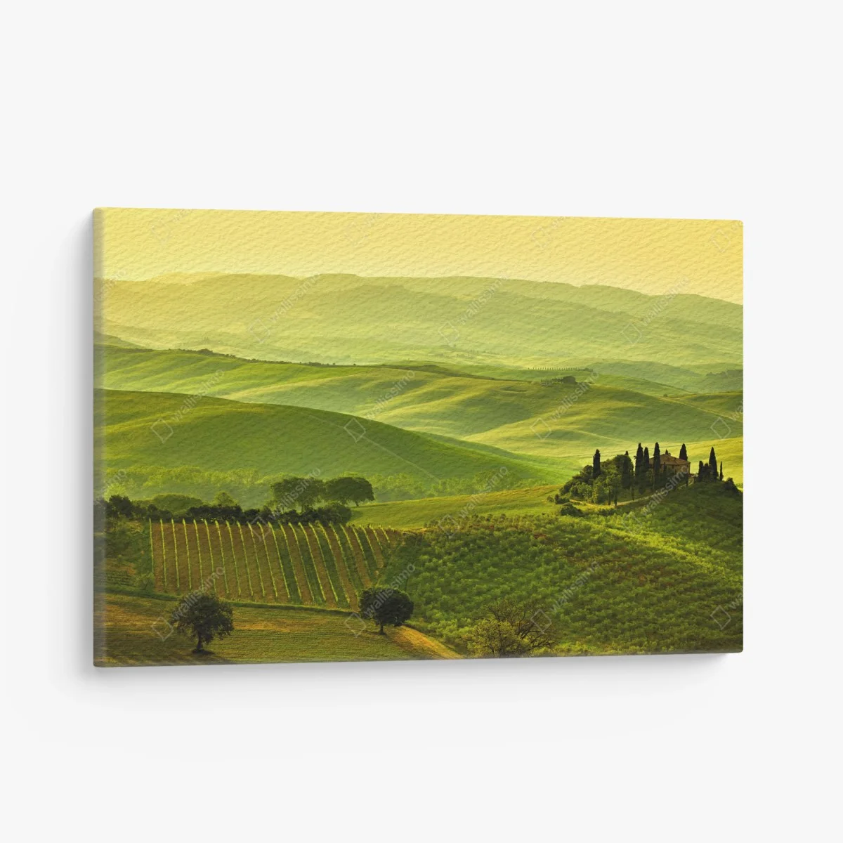 Leinwandbild Toskana sanfte hügel – Wallnifity® Leinwandbild Toskana sanfte hügel – Wallnifity®