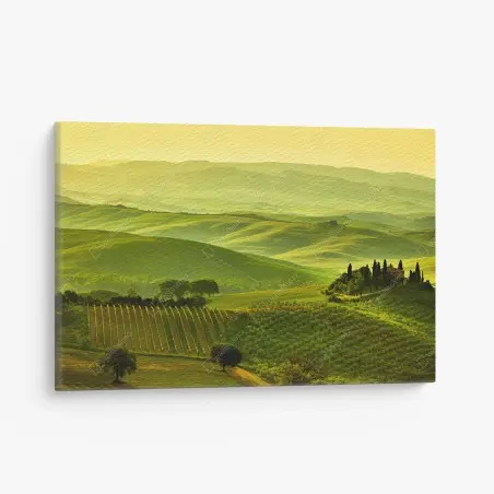 Leinwandbild Toskana sanfte hügel – Wallnifity®