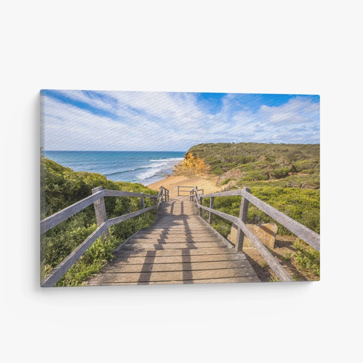 Leinwandbild weg zum Bells Beach küstenpanorama – Wallnifity® Leinwandbild weg zum Bells Beach küstenpanorama – Wallnifity®