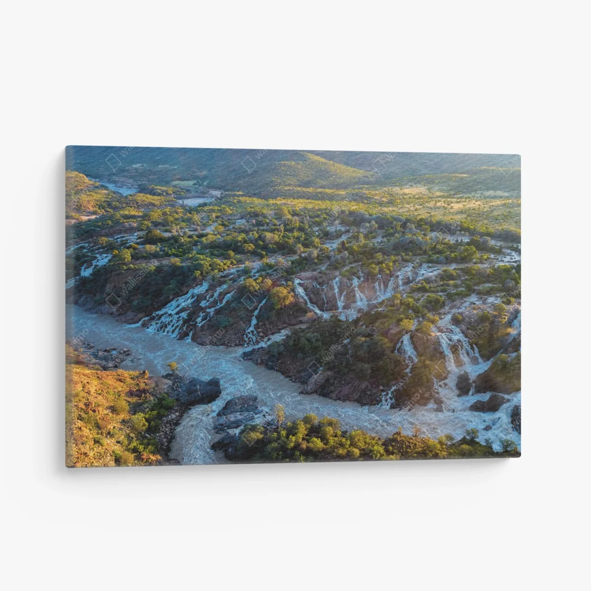 Leinwandbild sonnenaufgang bei Epupa Falls am Kunene – Wallnifity® Leinwandbild sonnenaufgang bei Epupa Falls am Kunene – Wallnifity®