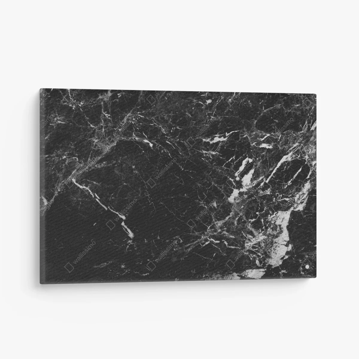 Leinwandbild schwarzer marmor mit weißen adern – Wallnifity® Leinwandbild schwarzer marmor mit weißen adern – Wallnifity®