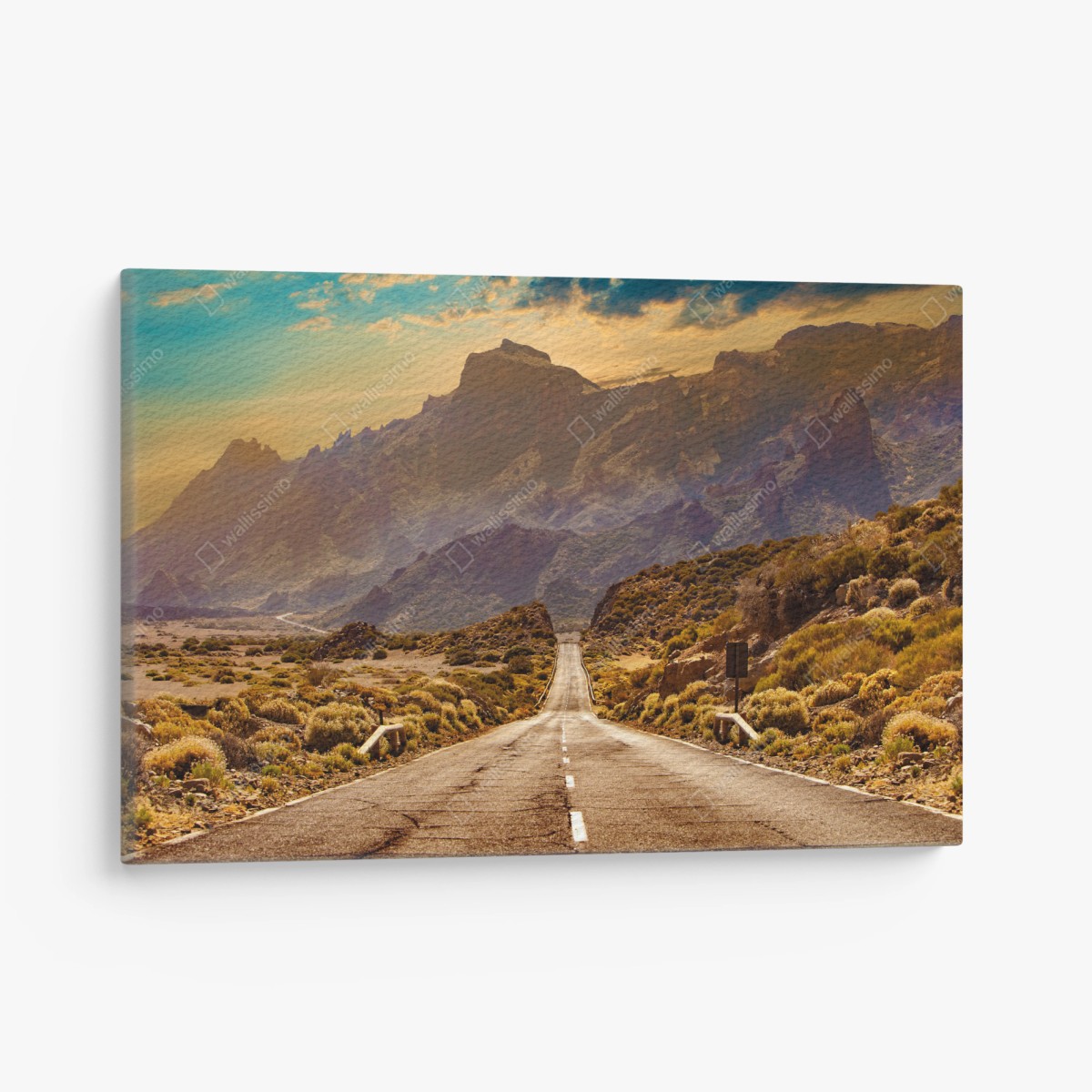 Leinwandbild straße in die berge auf Teneriffa – Wallnifity®