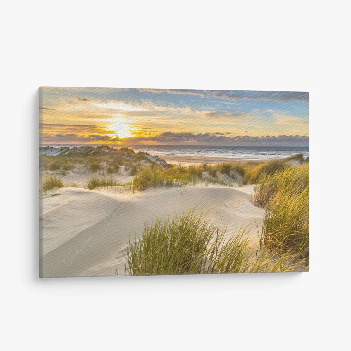 Leinwandbild sonnenuntergang über den dünen von Ameland – Wallnifity® Leinwandbild sonnenuntergang über den dünen von Ameland – Wallnifity®