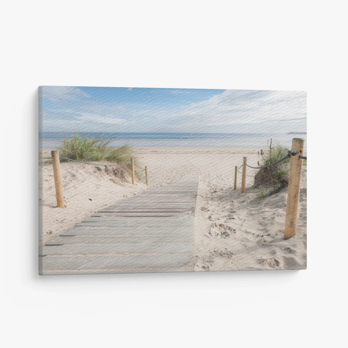 Leinwandbild ruhiger steg zum meer – Wallnifity® Leinwandbild ruhiger steg zum meer – Wallnifity®