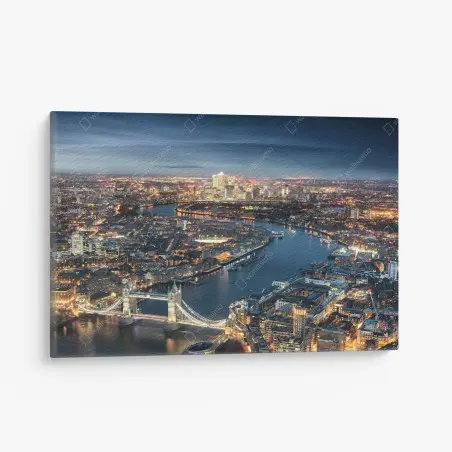 Leinwandbild nächtliche skyline von London – Wallnifity®