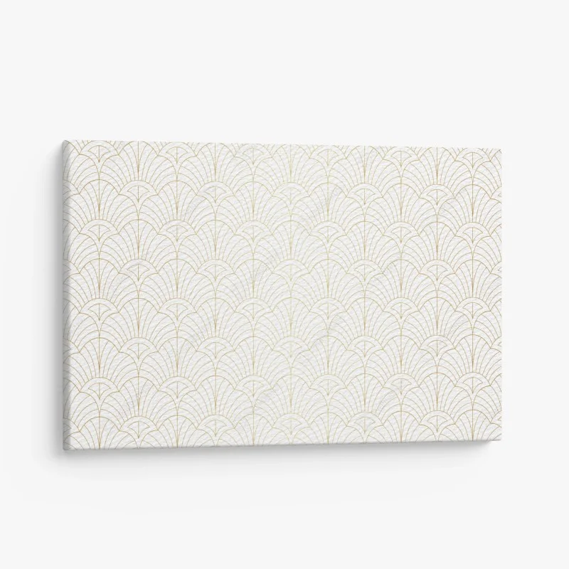 Leinwandbild goldenes art deco muster – Wallnifity®