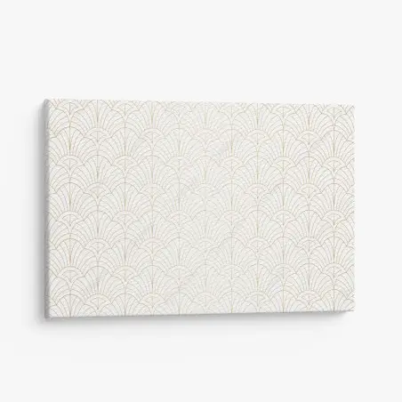 Leinwandbild goldenes art deco muster – Wallnifity®