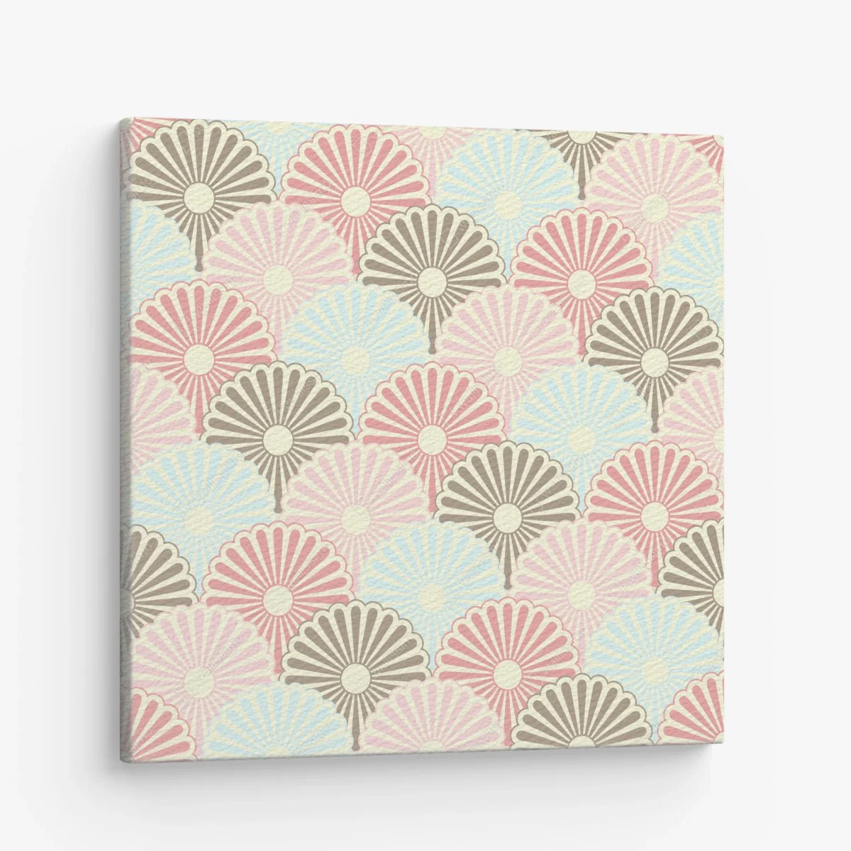 Leinwandbild pastelliges muschelmuster – Wallnifity® Leinwandbild pastelliges muschelmuster – Wallnifity®