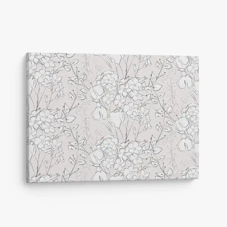 Leinwandbild zartes pastellblumenmuster – Wallnifity®