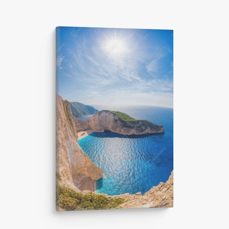 Leinwandbild sonnenklippen am Navagio strand, Zakynthos – Wallnifity®