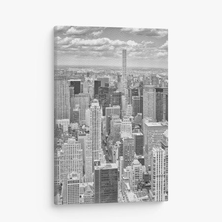 Leinwandbild panorama von New York in schwarzweiß – Wallnifity®