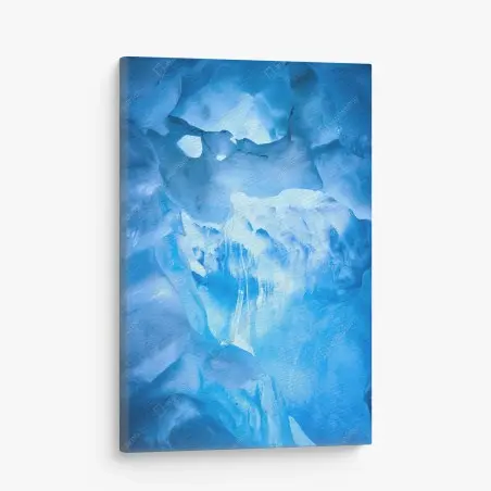 Leinwandbild ätherische blaue eishöhle – Wallnifity®