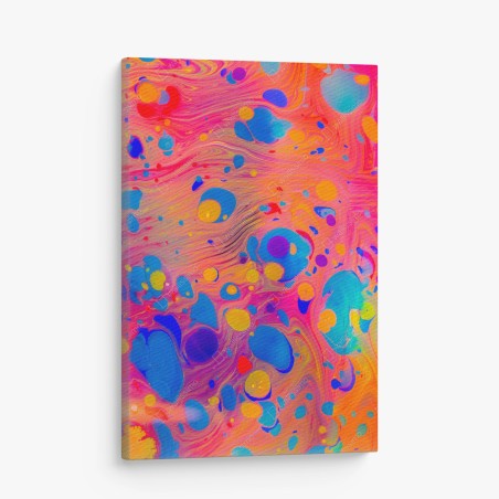 Leinwandbild osmanisches ebru marmormuster – Wallnifity®