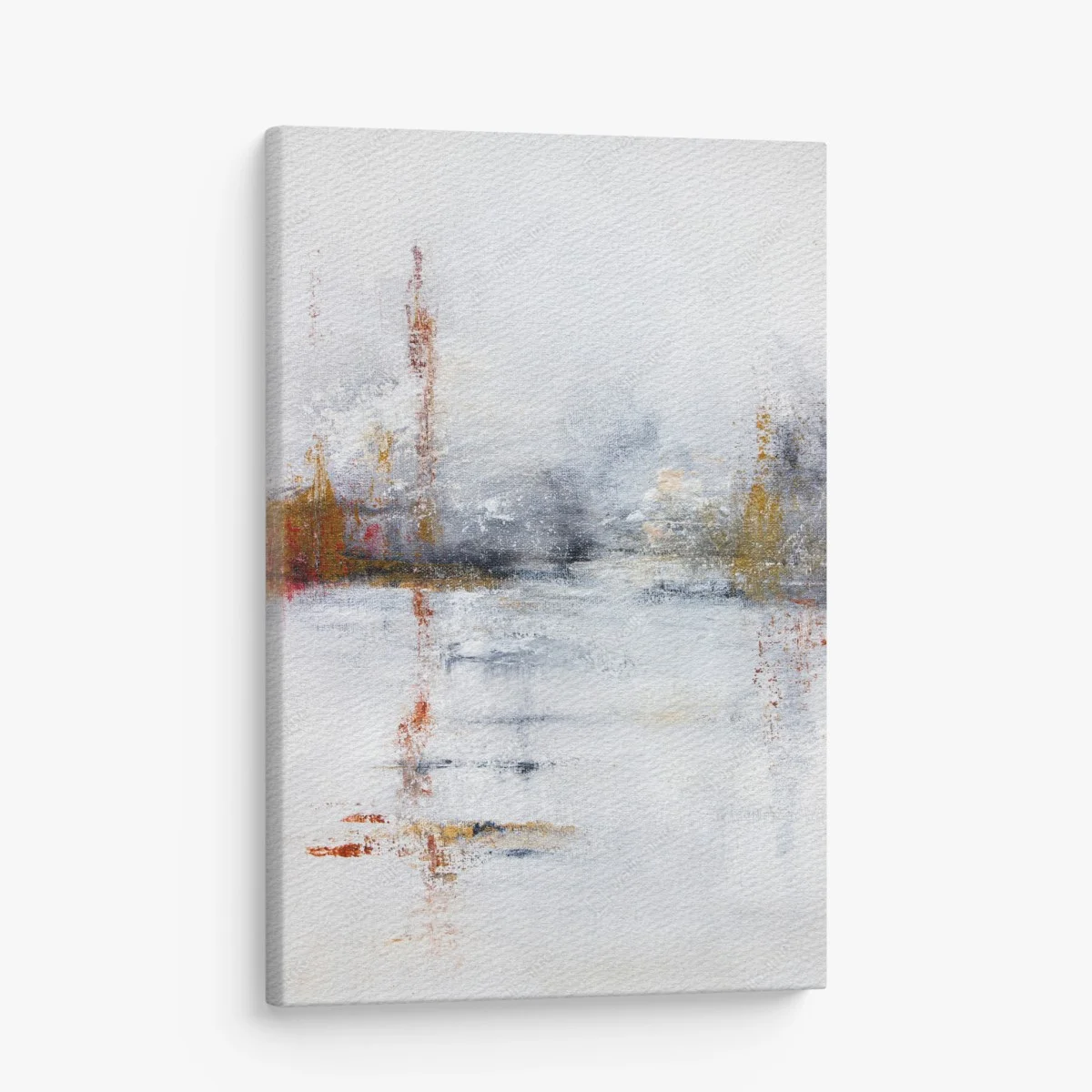 Leinwandbild ruhige abstrakte landschaft in sanften neutralen tönen – Wallnifity® Leinwandbild ruhige abstrakte landschaft in sanften neutralen tönen – Wallnifity®