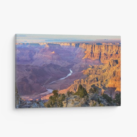 Leinwandbild Grand Canyon bei dämmerung panorama – Wallnifity®