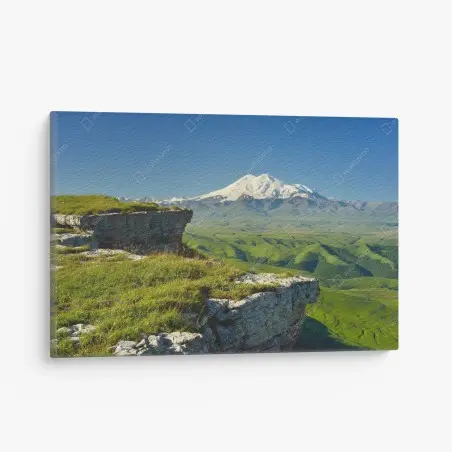 Leinwandbild majestätischer Elbrus am morgen – Wallnifity®
