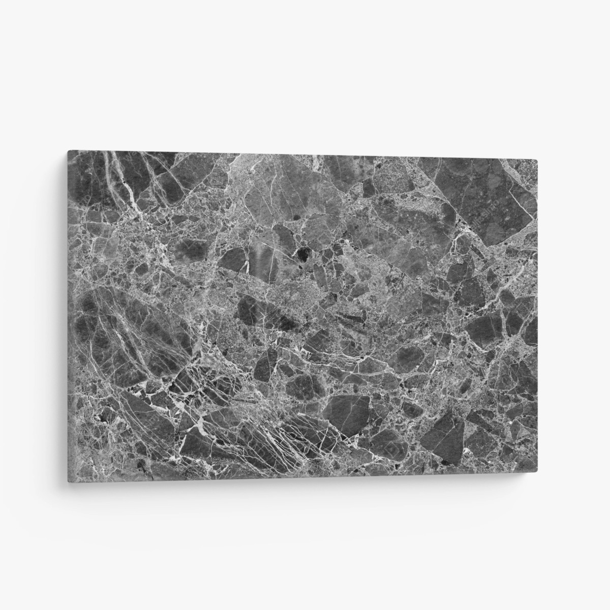 Leinwandbild monochrome marmortextur – Wallnifity®