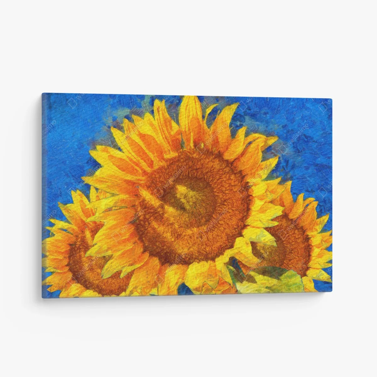Leinwandbild lebendige sonnenblumen im stil von Van Gogh – Wallnifity® Leinwandbild lebendige sonnenblumen im stil von Van Gogh – Wallnifity®