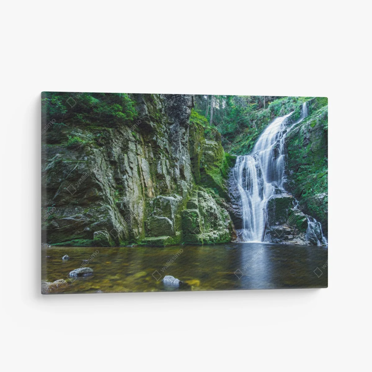 Leinwandbild wasserfall Kamienczyk im Karkonosze – Wallnifity® Leinwandbild wasserfall Kamienczyk im Karkonosze – Wallnifity®