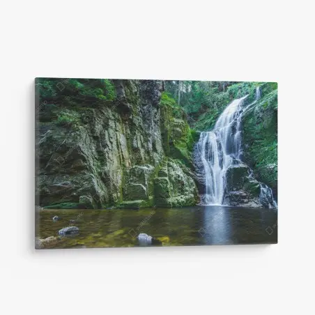 Leinwandbild wasserfall Kamienczyk im Karkonosze – Wallnifity®