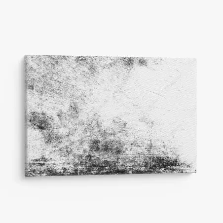 Leinwandbild schwarze grunge betontextur – Wallnifity®