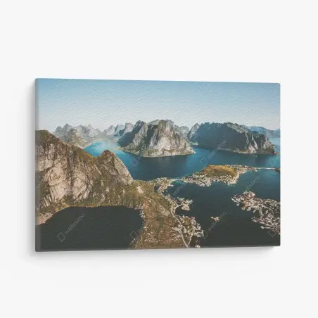 Leinwandbild majestätische fjordlandschaft – Wallnifity®