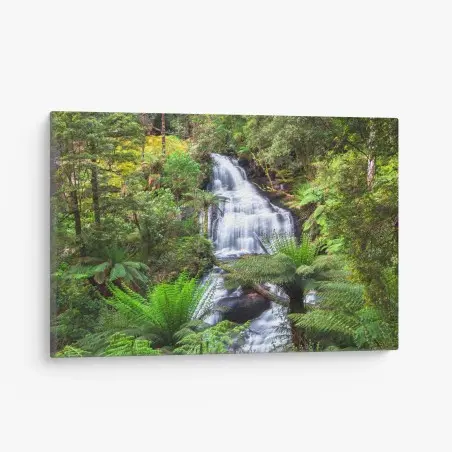 Leinwandbild Triplet Falls wasserfall im Great Otway National Park – Wallnifity®