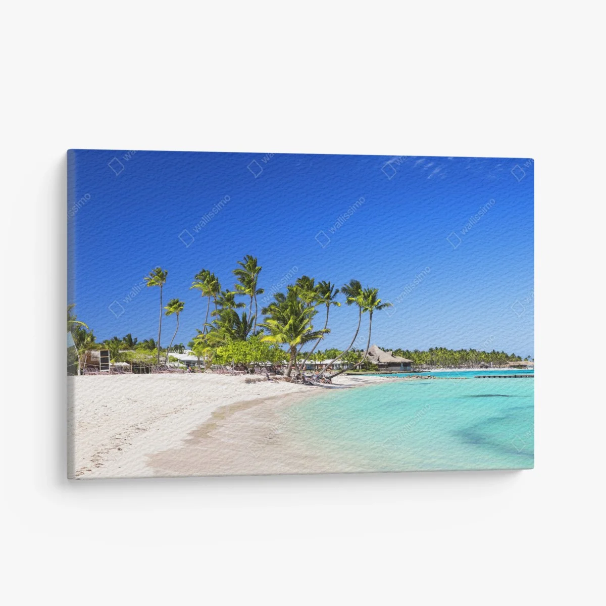 Leinwandbild tropischer strand in Cap Cana – Wallnifity® Leinwandbild tropischer strand in Cap Cana – Wallnifity®
