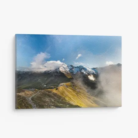 Leinwandbild Grossglockner panoramastraße in den Alpen – Wallnifity®