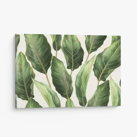 Leinwandbild tropisches bananenblattmuster – Wallnifity®