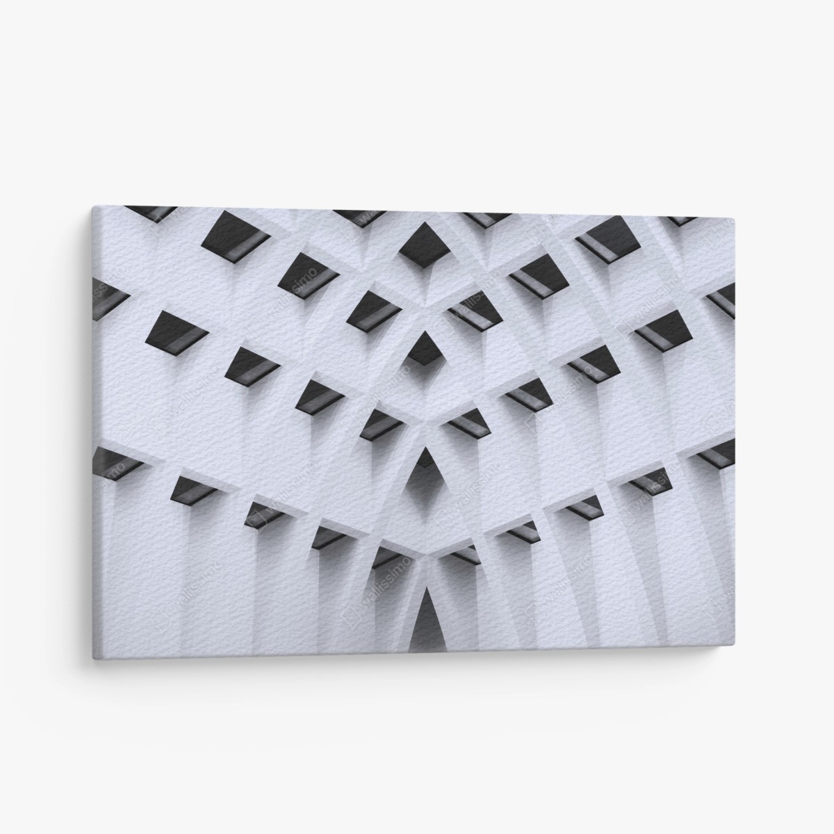 Leinwandbild geometrisches gewölbtes deckenmuster – Wallnifity®