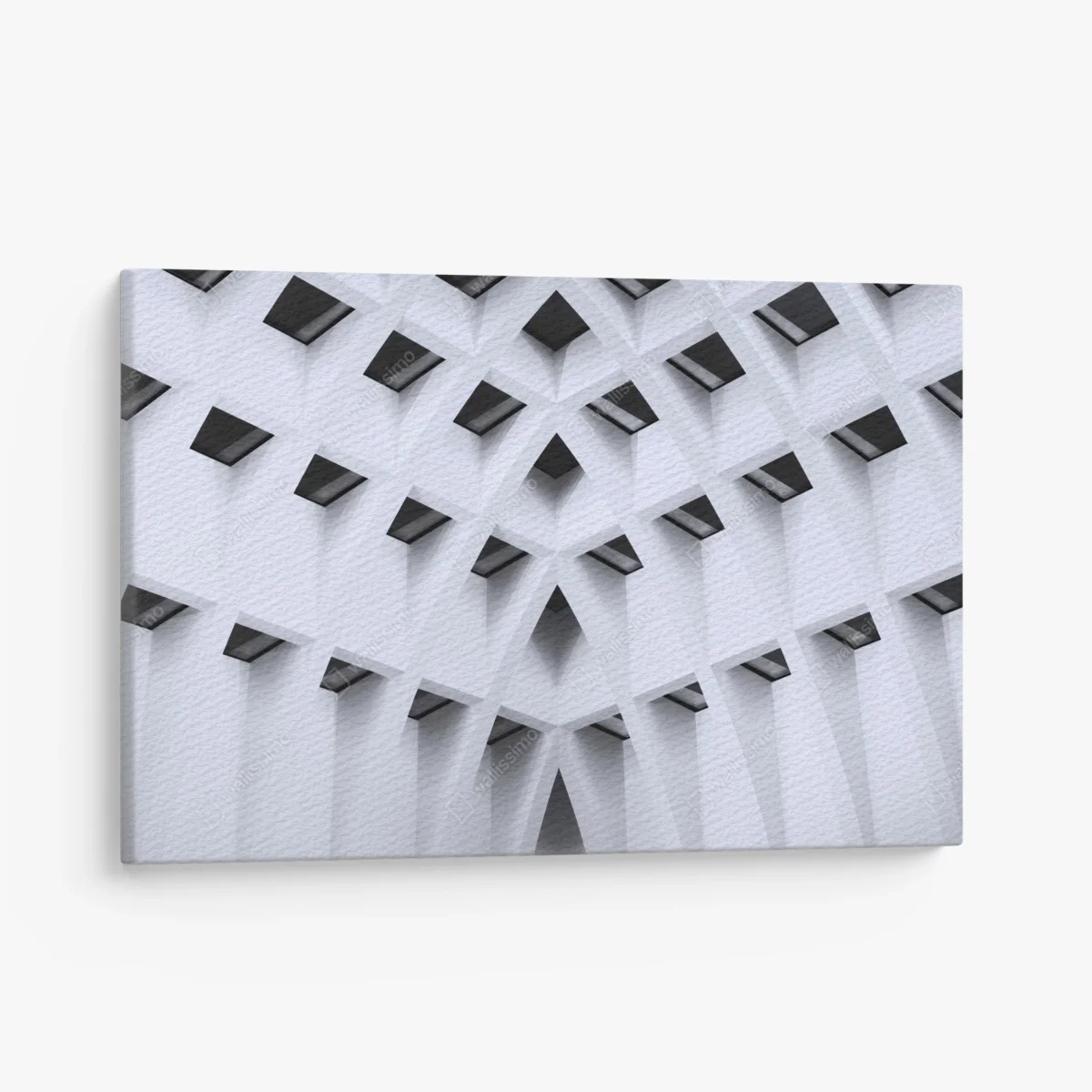 Leinwandbild geometrisches gewölbtes deckenmuster – Wallnifity® Leinwandbild geometrisches gewölbtes deckenmuster – Wallnifity®