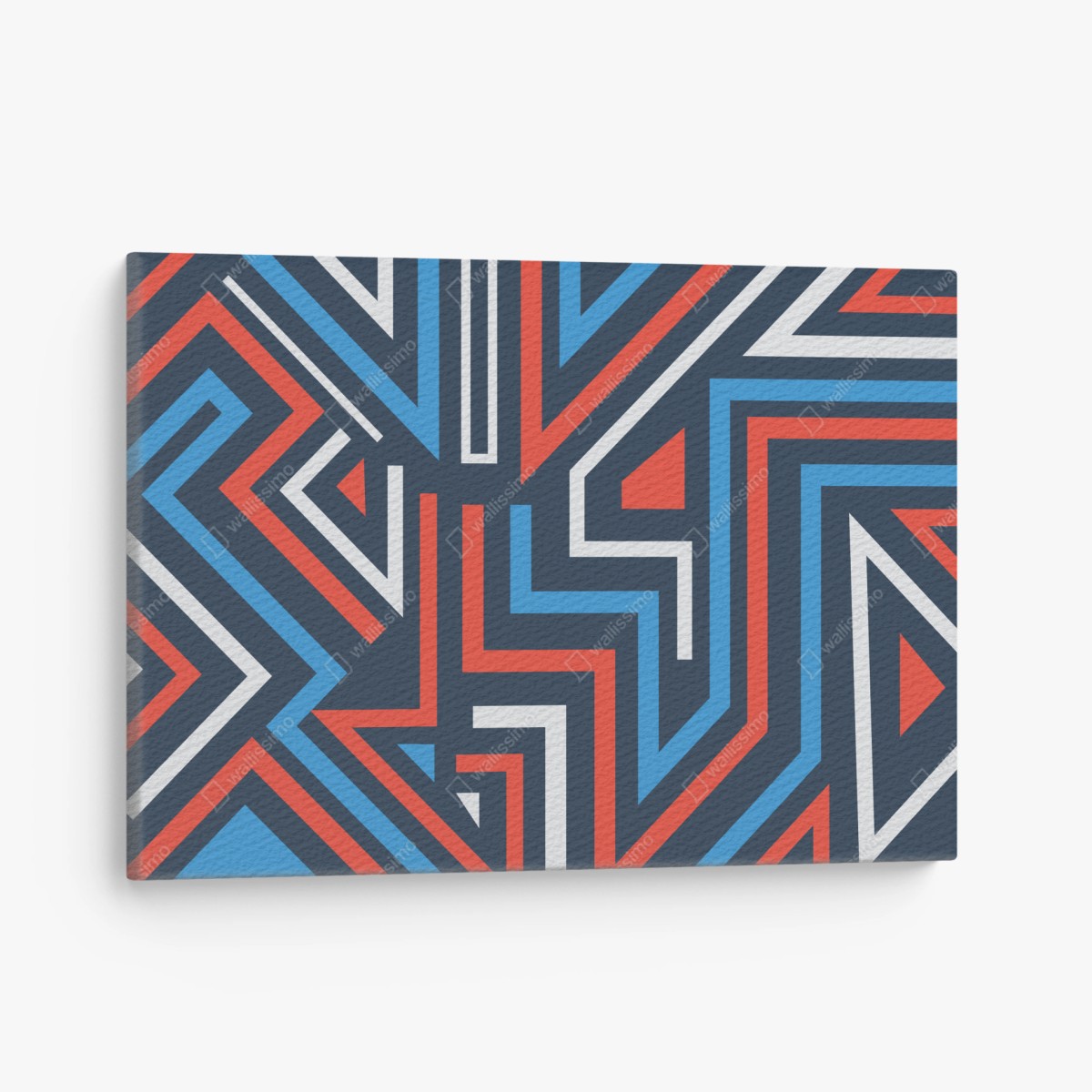 Leinwandbild fette geometrische linien – Wallnifity®