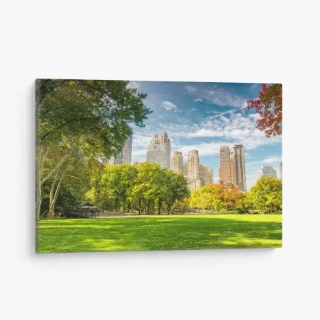 Leinwandbild Central Park herbst panorama – Wallnifity®