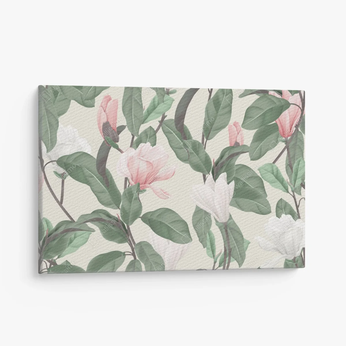 Leinwandbild pastell magnolienmuster – Wallnifity® Leinwandbild pastell magnolienmuster – Wallnifity®
