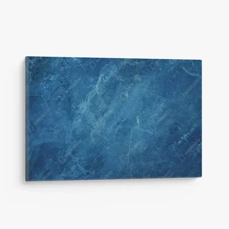 Leinwandbild tiefblaue marmortextur – Wallnifity®