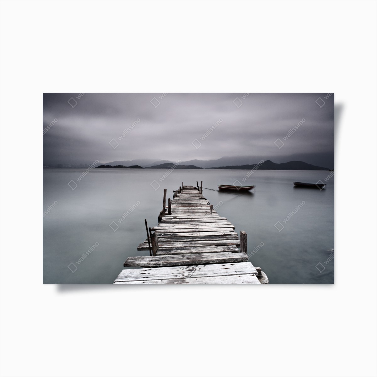 Poster ruhige seebrücke über stillem meer – Wallnifity®