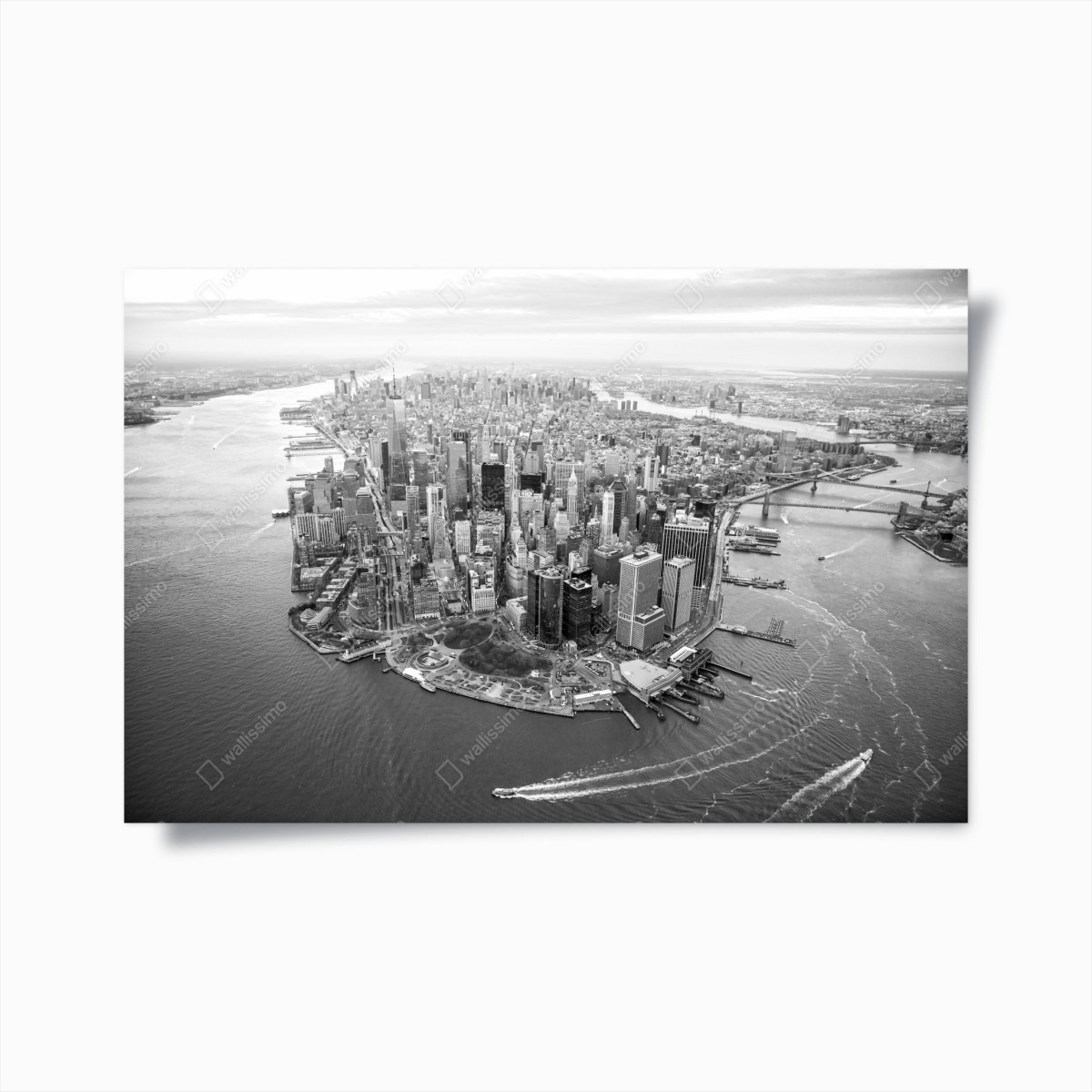 Poster Manhattan skyline aus der luft – Wallnifity®