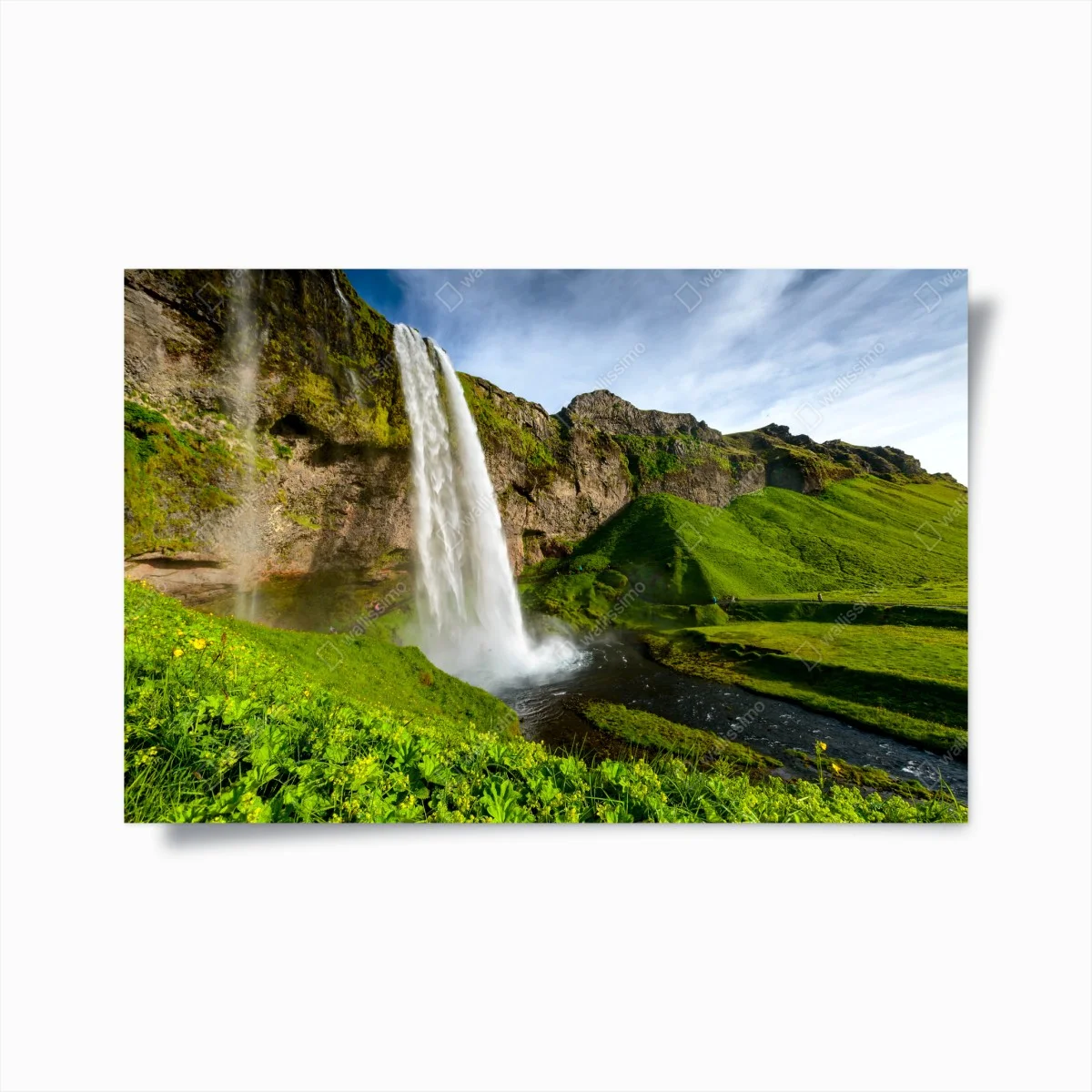 Poster Seljalandsfoss wasserfall in Island – Wallnifity® Poster Seljalandsfoss wasserfall in Island – Wallnifity®