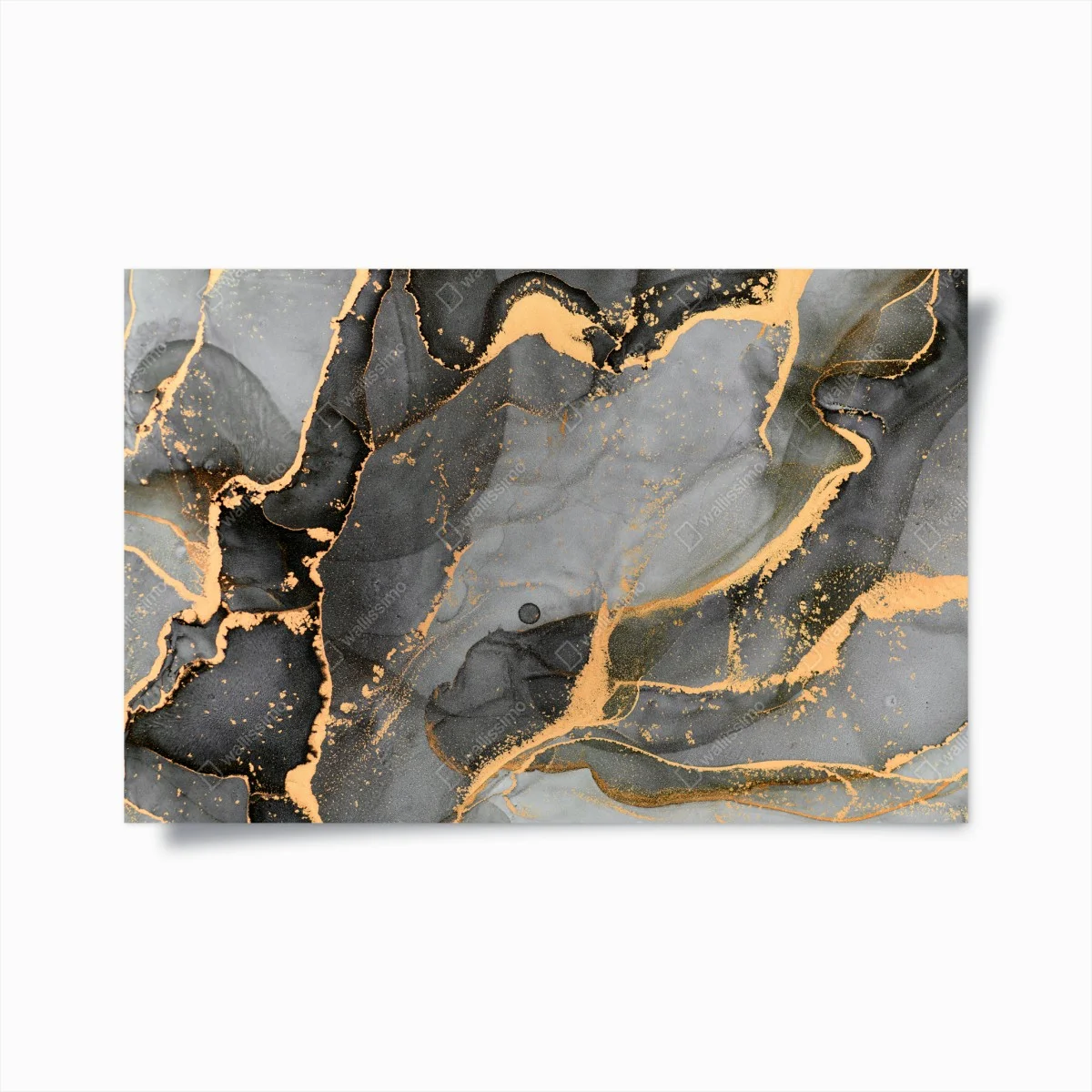 Poster rauchiger grauer marmor mit goldenen adern – Wallnifity® Poster rauchiger grauer marmor mit goldenen adern – Wallnifity®