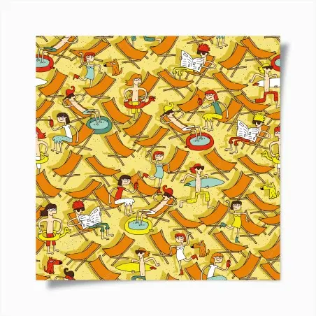 Poster sonniger tag am strand – Wallnifity®