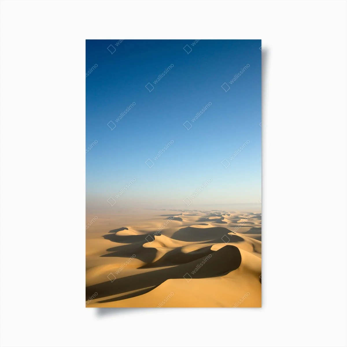 Poster endlose wüstendünen unter blauem himmel – Wallnifity® Poster endlose wüstendünen unter blauem himmel – Wallnifity®