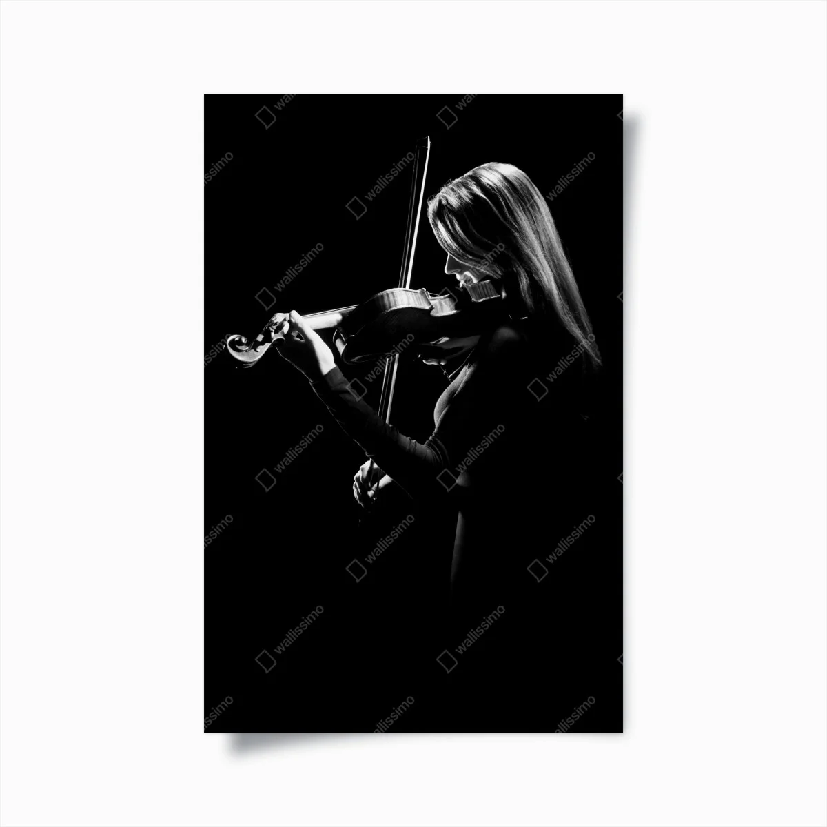 Poster elegante geigerin silhouette – Wallnifity® Poster elegante geigerin silhouette – Wallnifity®