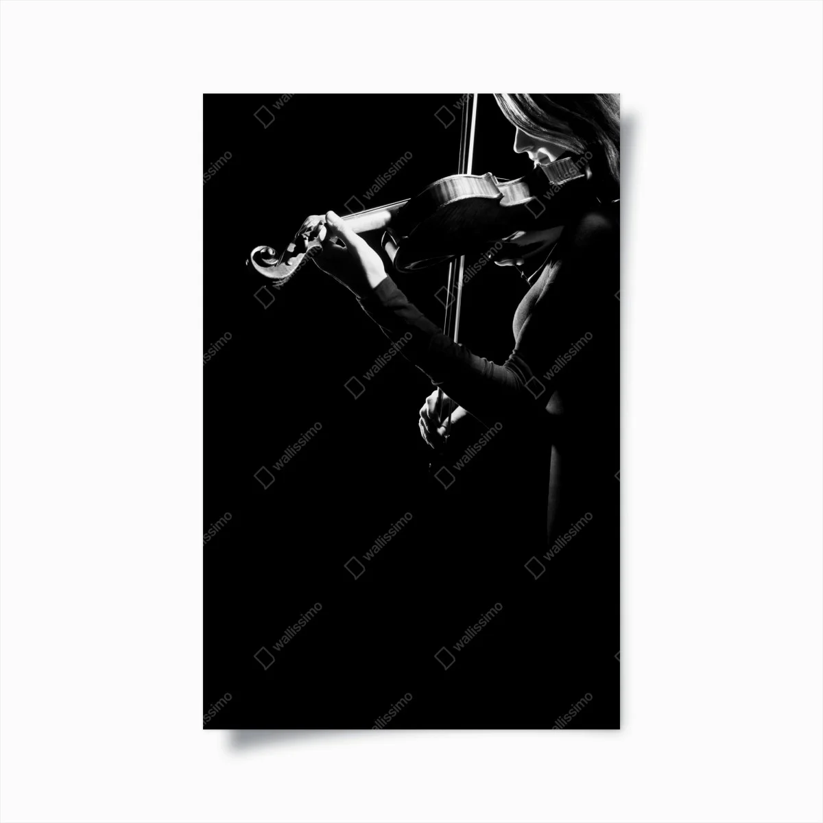 Poster elegante geigerin in silhouette – Wallnifity® Poster elegante geigerin in silhouette – Wallnifity®