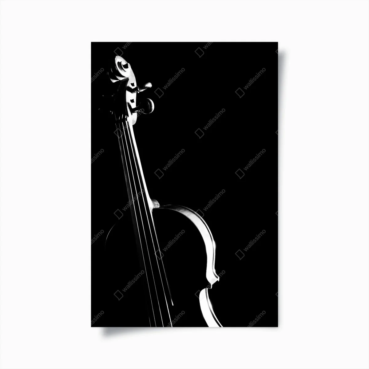 Poster elegante geigensilhouette auf schwarzem hintergrund – Wallnifity® Poster elegante geigensilhouette auf schwarzem hintergrund – Wallnifity®