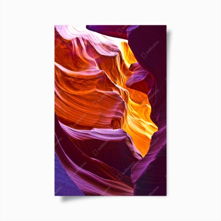 Poster sonnenbeschienener sandstein canyon – Wallnifity®