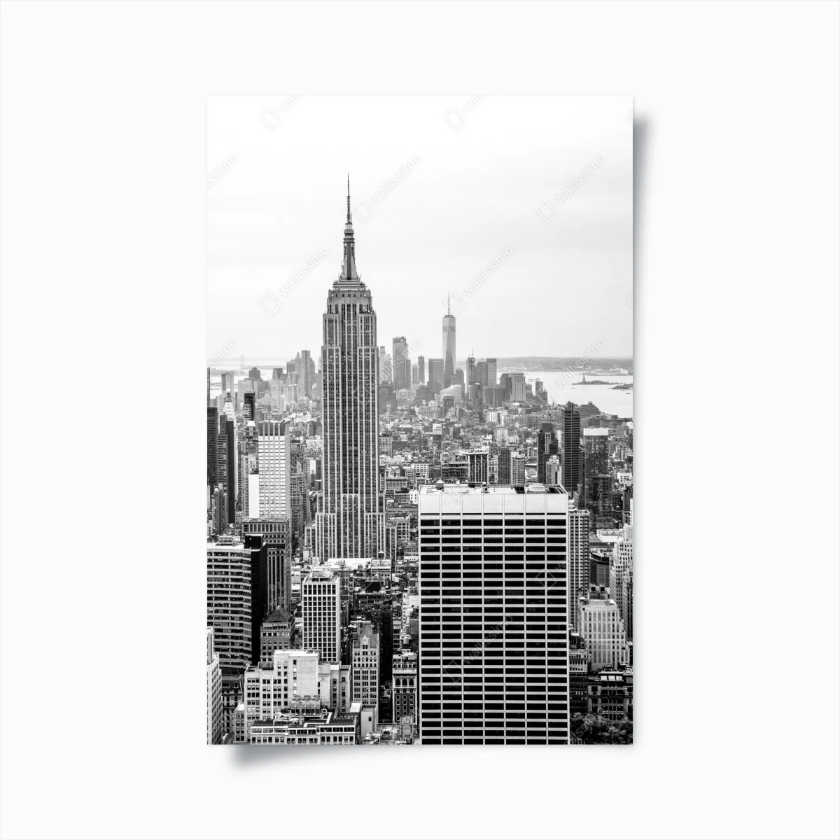 Poster zeitlose New York skyline mit Empire State Building – Wallnifity® Poster zeitlose New York skyline mit Empire State Building – Wallnifity®