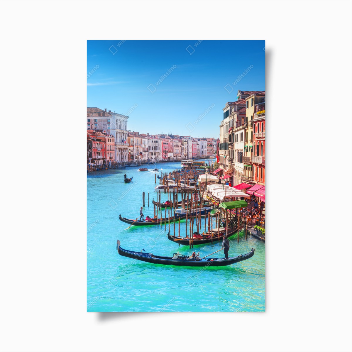 Poster Venedig großer kanal stadtansicht – Wallnifity®